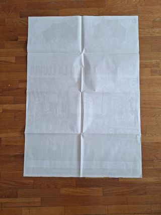 Poster original cantando bajo la lluvia