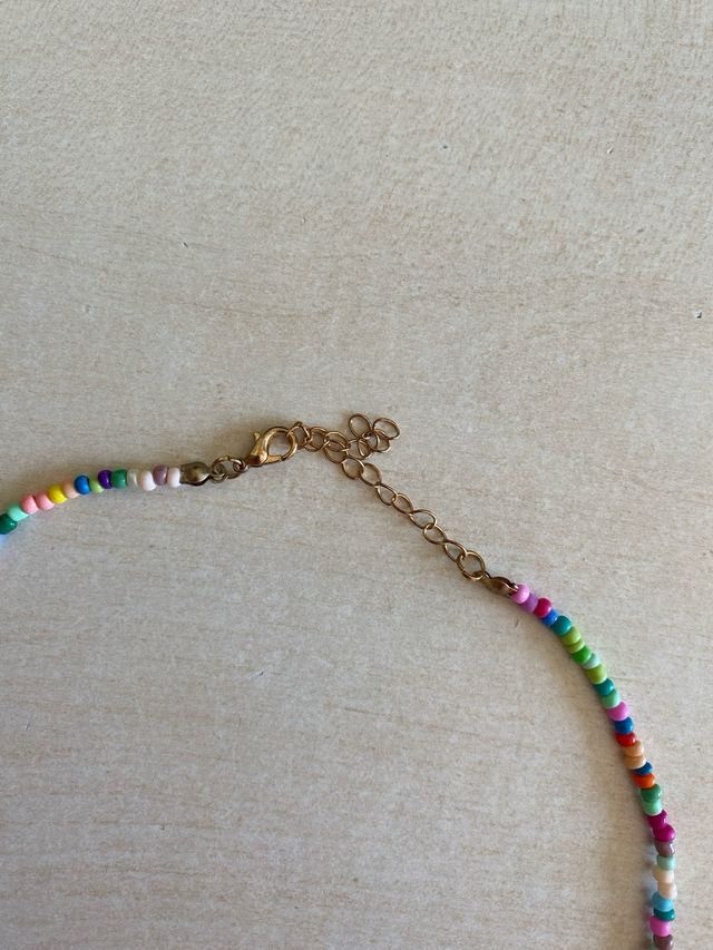 Collana perline colorate