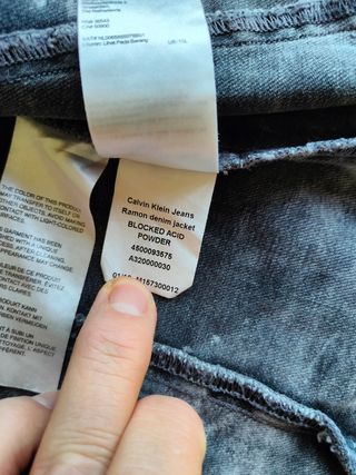 Cazadora vaquera Calvin Klein 