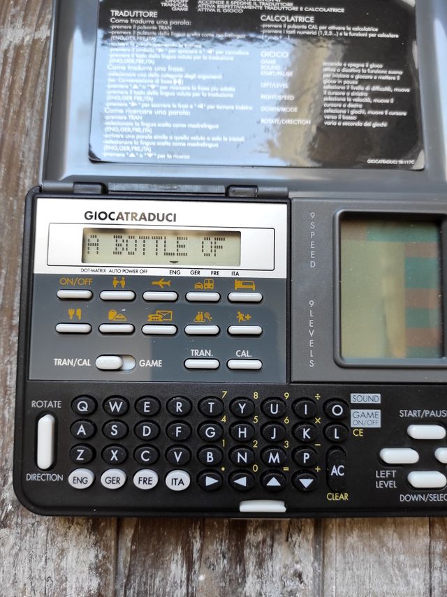 Gioca Traduci Mulino Bianco, vintage anni 90