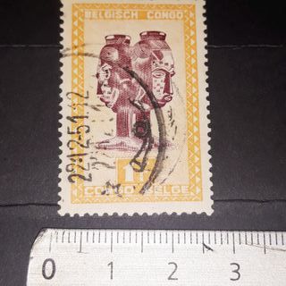 7 Selos Congo Belge, Belgisch Congo 1946 - 1950