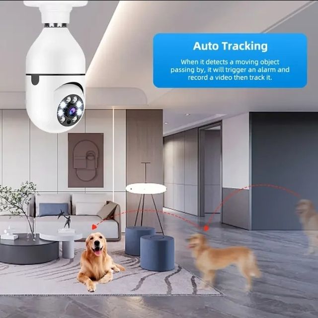 Camara vigilancia para casquillo E27