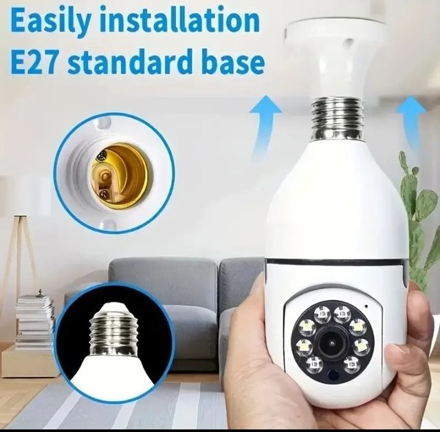 Camara vigilancia para casquillo E27