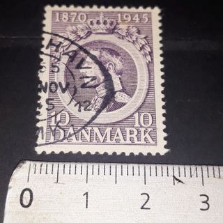 DENMARK Stamp CIRCA 1945, shows Christian X