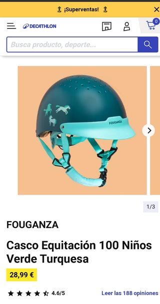 Casco equitación infantil