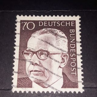 3 Stamps Deutsche Bundespost circa 1949