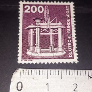 5 Stamps Deutsche Bundespost circa 1949