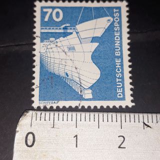 5 Stamps Deutsche Bundespost circa 1949