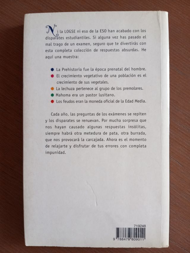 2x1! Libro "Gran enciclopedia del disparate"