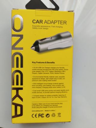 Cargador móvil para coche