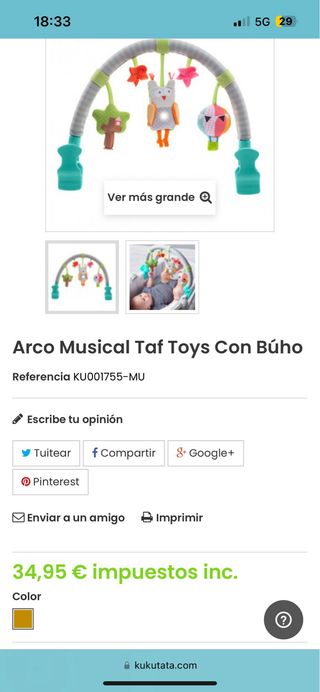 Arco Musical Taf Toys