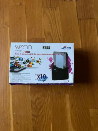Conector  y Disco  duro Seagate e STG110