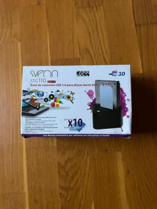 Conector  y Disco  duro Seagate e STG110