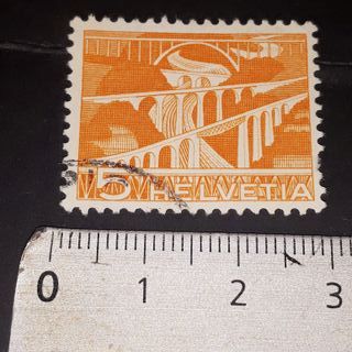 6 Stamps Switzerland Helvetia 1946