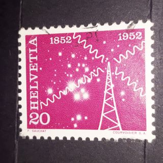 6 Stamps Switzerland Helvetia 1946