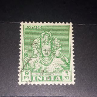 2 Stamps India 1949 Archeological Series