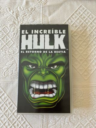 Hulk el retorno de la bestia VHS