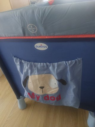 Cuna olmitos plegable viaje +colchón