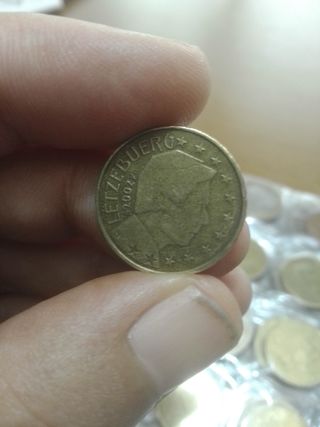 Moneda 10 céntimos Luxemburgo 2002