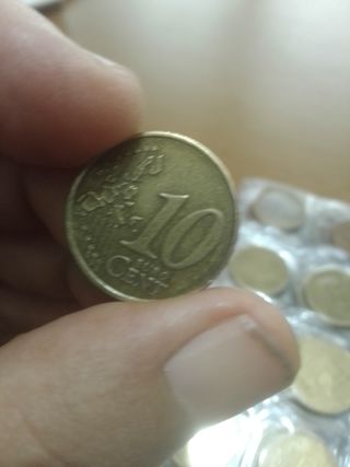 Moneda 10 céntimos Luxemburgo 2002