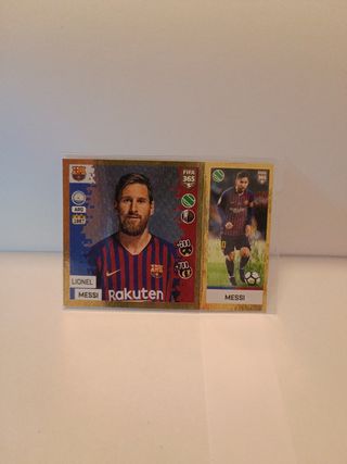 Cromo Messi FC Barcelona panini