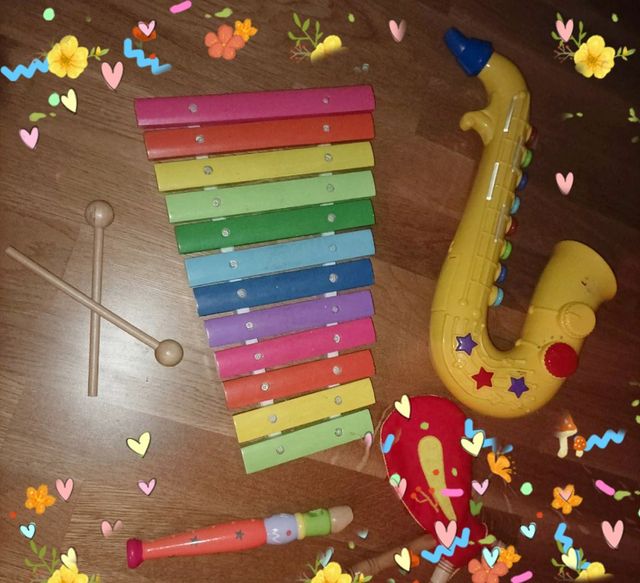Juguetes musicales.