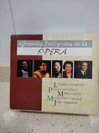 4 CDS de OPERA .los grandes de la Opera