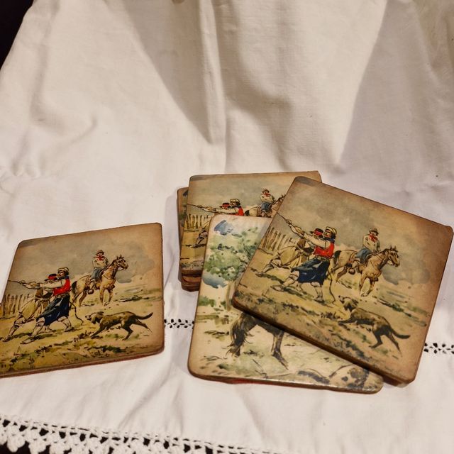 Sottobicchieri vintage anni 50