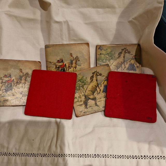 Sottobicchieri vintage anni 50
