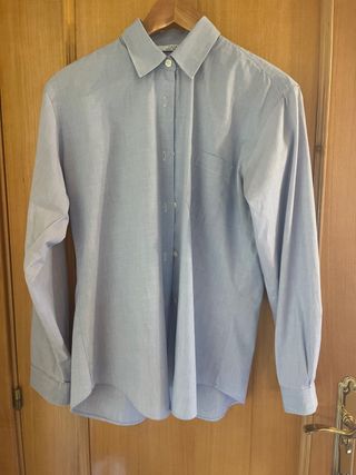 Camisa azul celeste  Zara basica