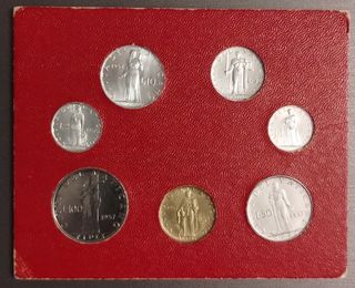 Monete Divisionale Vaticano 1957 Pio XII