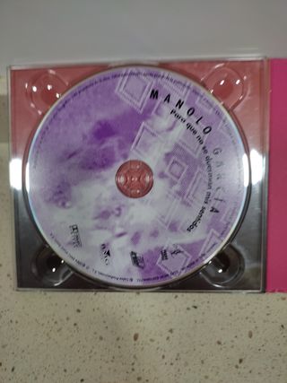 1 cd y 1 dvd MANOLO GARCIA