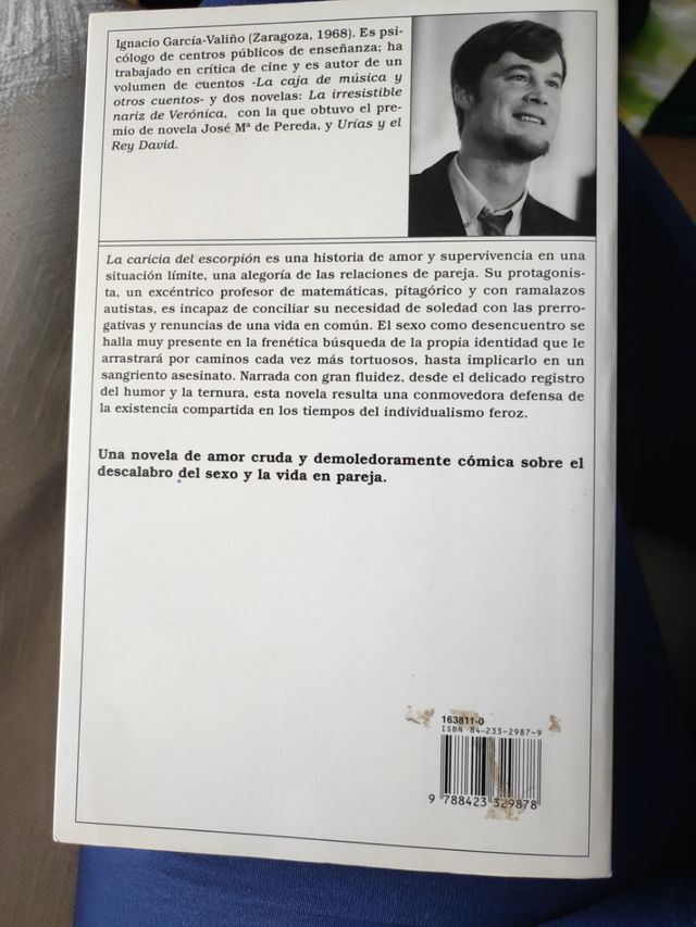 Libro La Caricia del escorpión 