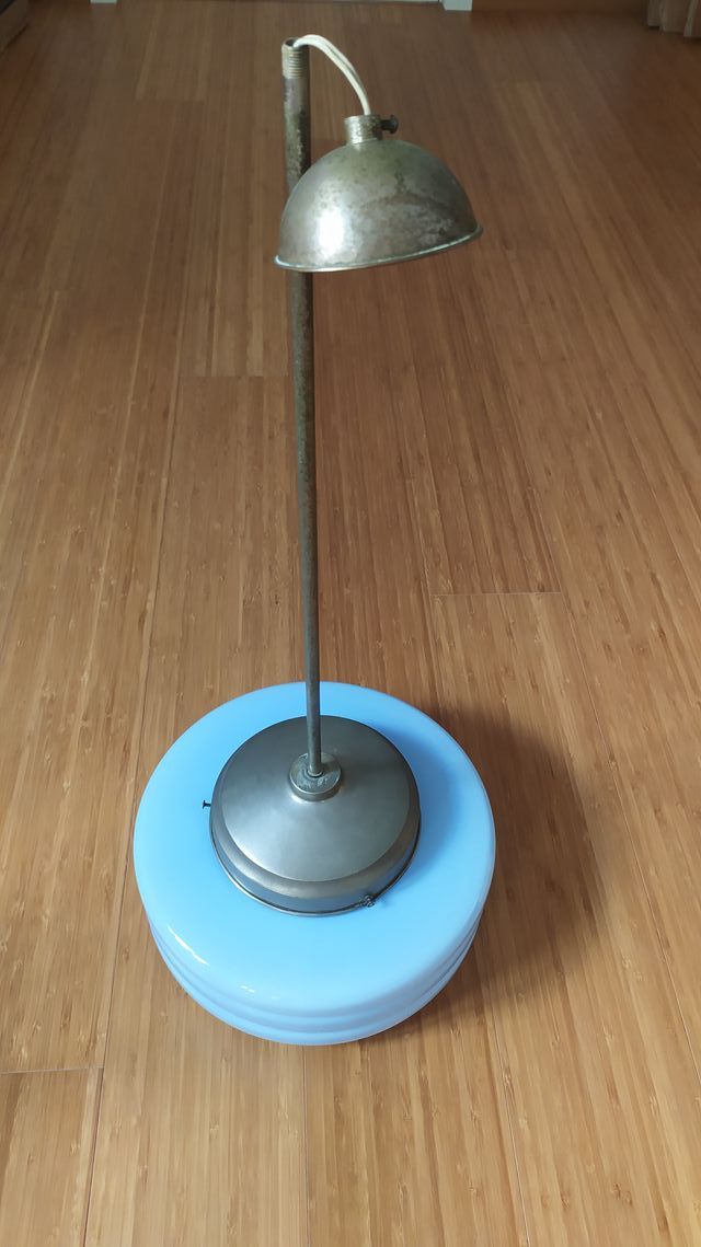 Lampara de techo con opalina