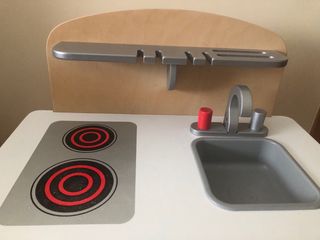 Cocinita madera blanca marca Hape