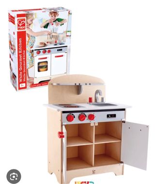 Cocinita madera blanca marca Hape