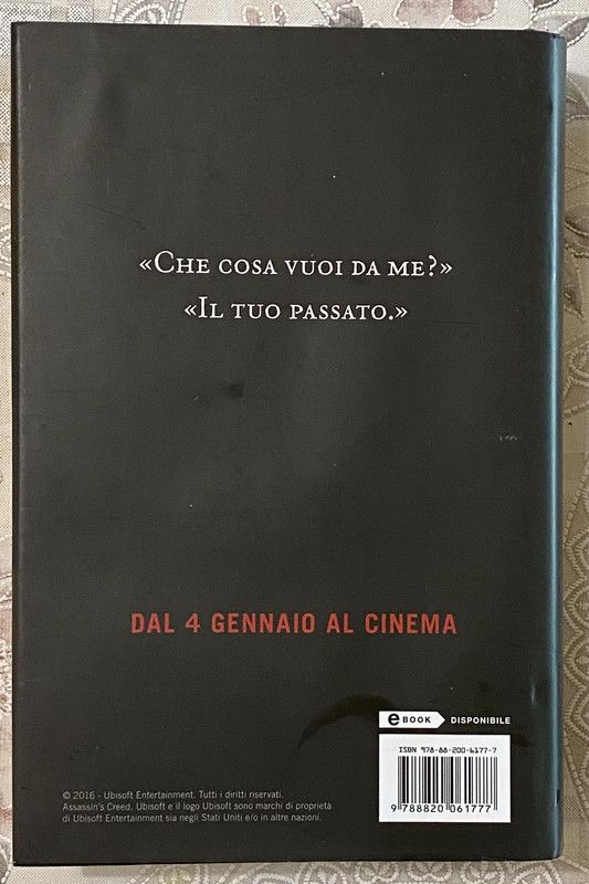 Assassin's Creed Il romanzo Ufficiale del Film