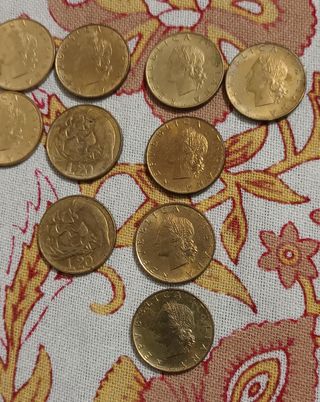 Lotto di 13 monete da 20 lire, Italia