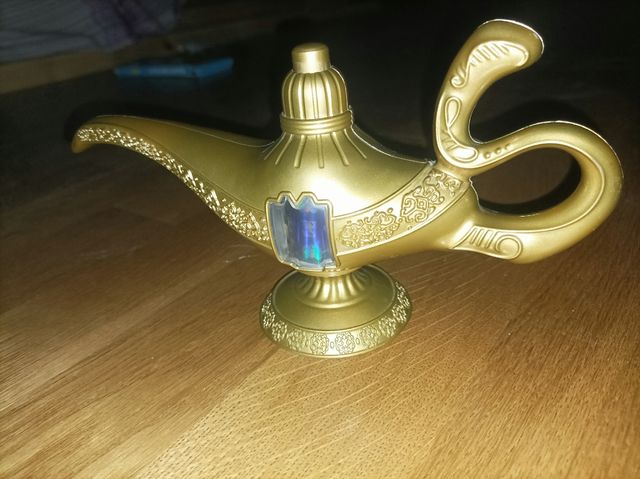Lámpara mágica Aladdín. Disney. 