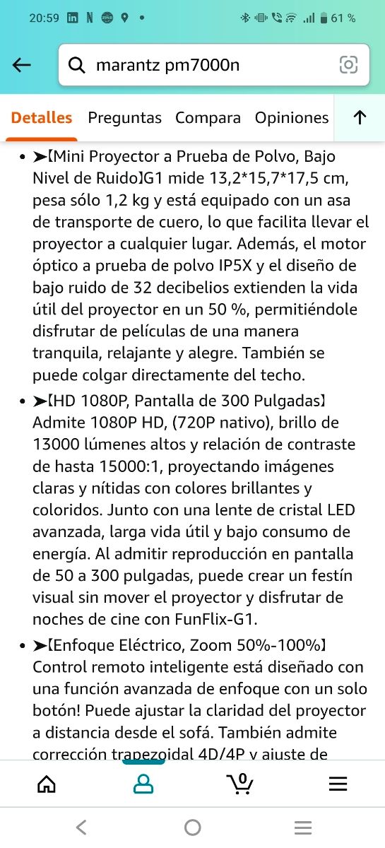 Proyecto portatil 1080 NATIVO NUEVO 