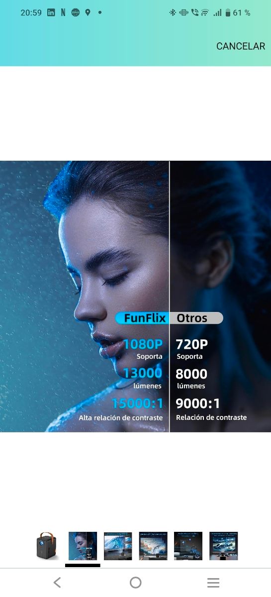 Proyecto portatil 1080 NATIVO NUEVO 