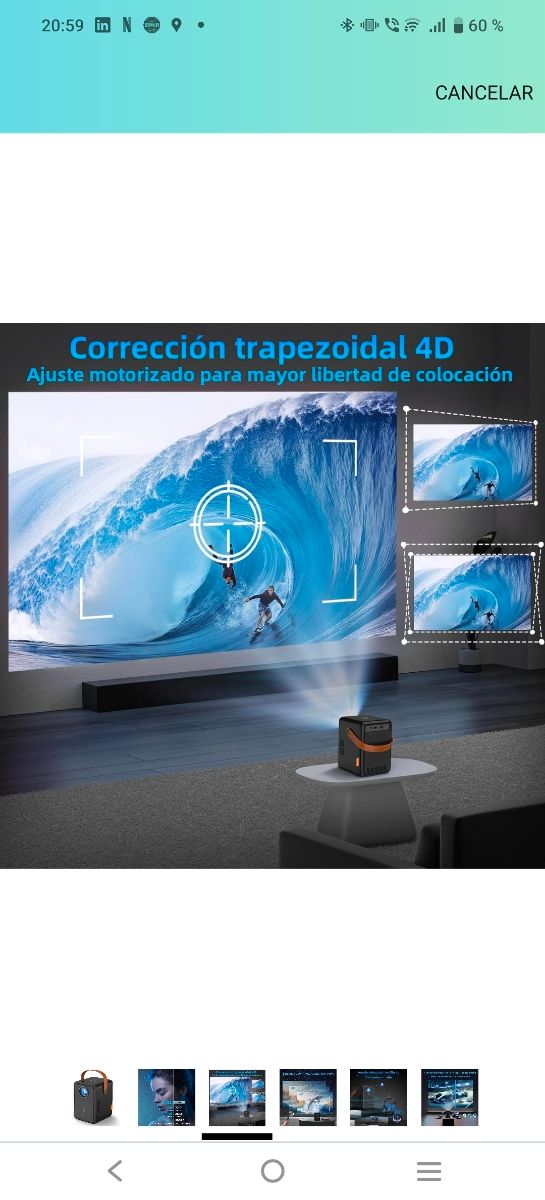 Proyecto portatil 1080 NATIVO NUEVO 