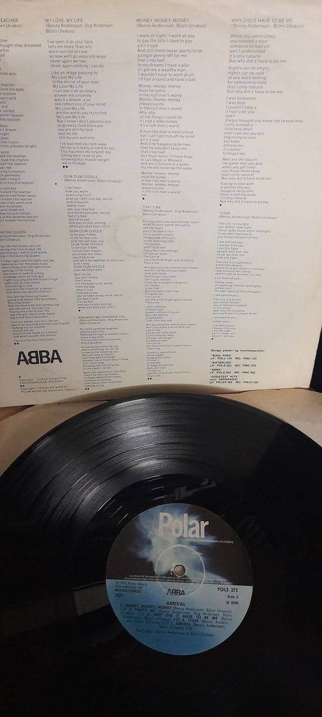 COLECCIÓN 4 LPs ABBA (CONSERVADOS)