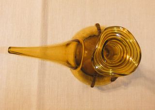 ANTIGUO PORRÓN MALLORQUIN DE CRISTAL SOPLADO