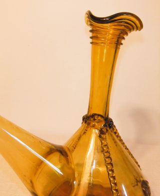 ANTIGUO PORRÓN MALLORQUIN DE CRISTAL SOPLADO