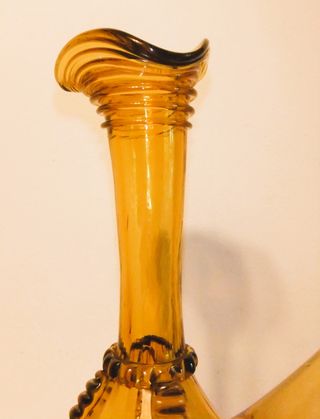 ANTIGUO PORRÓN MALLORQUIN DE CRISTAL SOPLADO