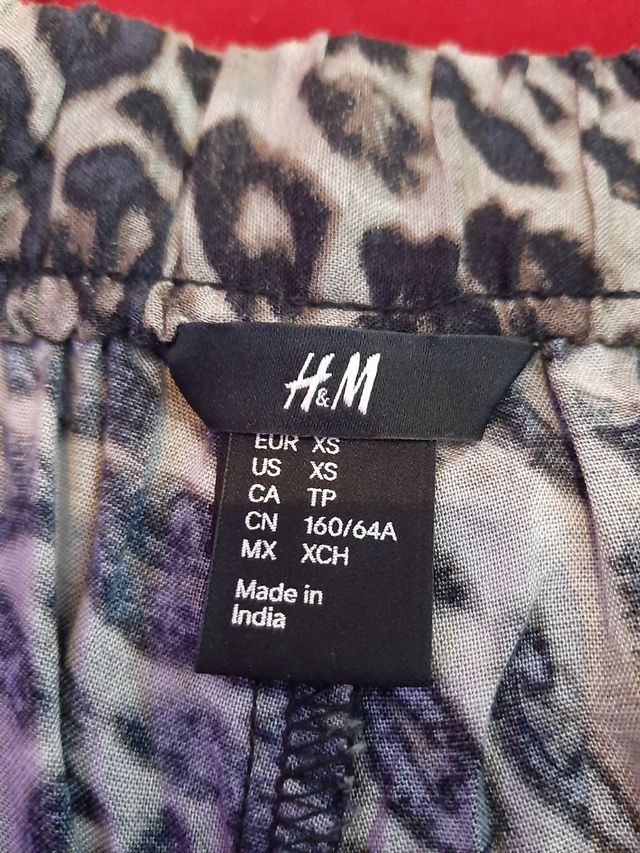 Conjunto top y pantalón animal print