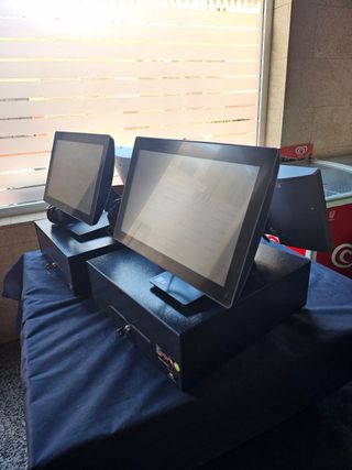 DOS Tpv HP Juego completo +Impresora+Cajon