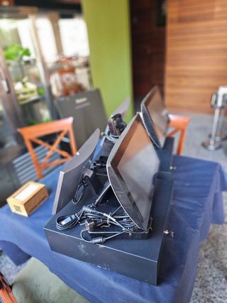 DOS Tpv HP Juego completo +Impresora+Cajon