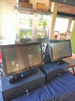 DOS Tpv HP Juego completo +Impresora+Cajon